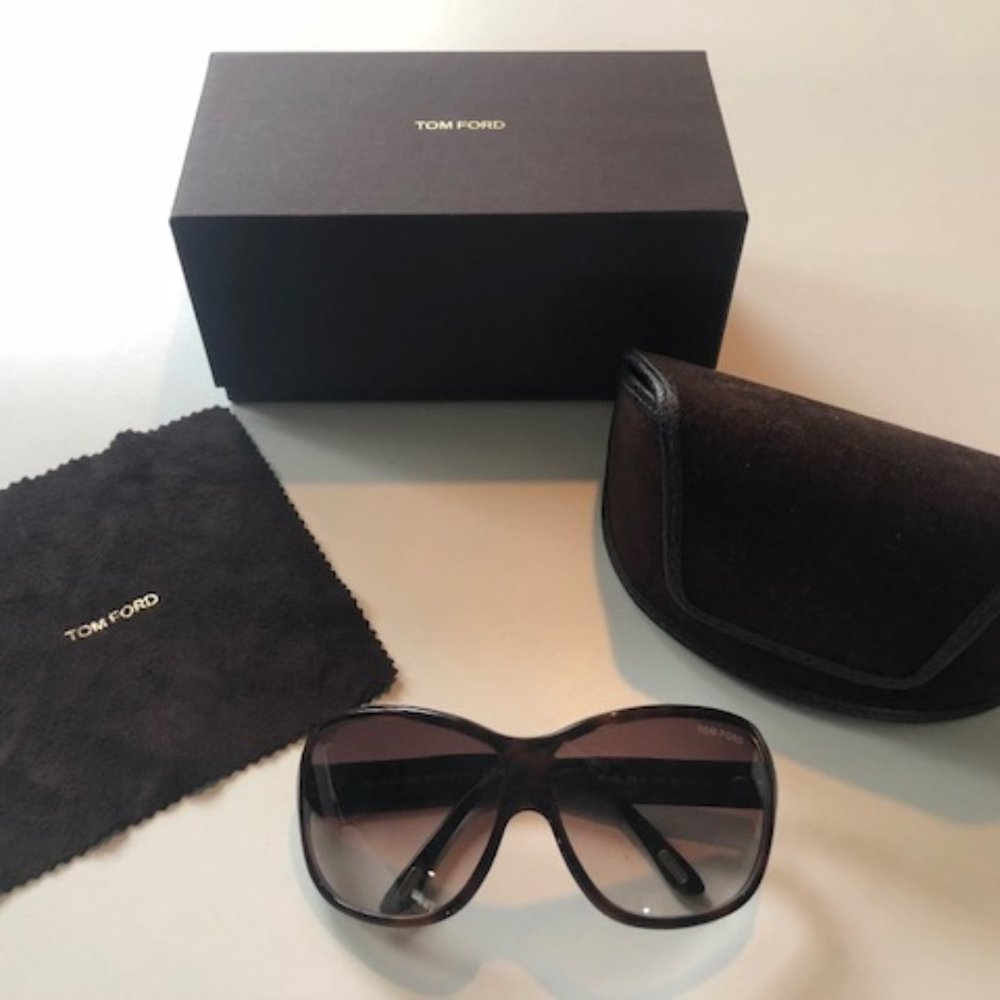 TOM FORD Hutton Tortoise Sunglasses